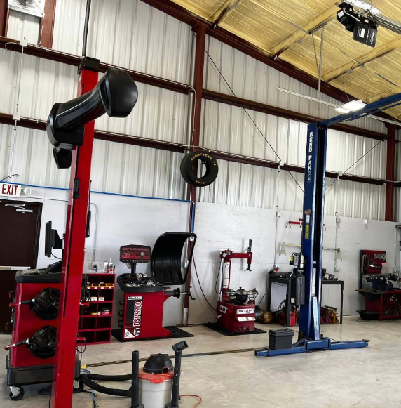 interior of garage